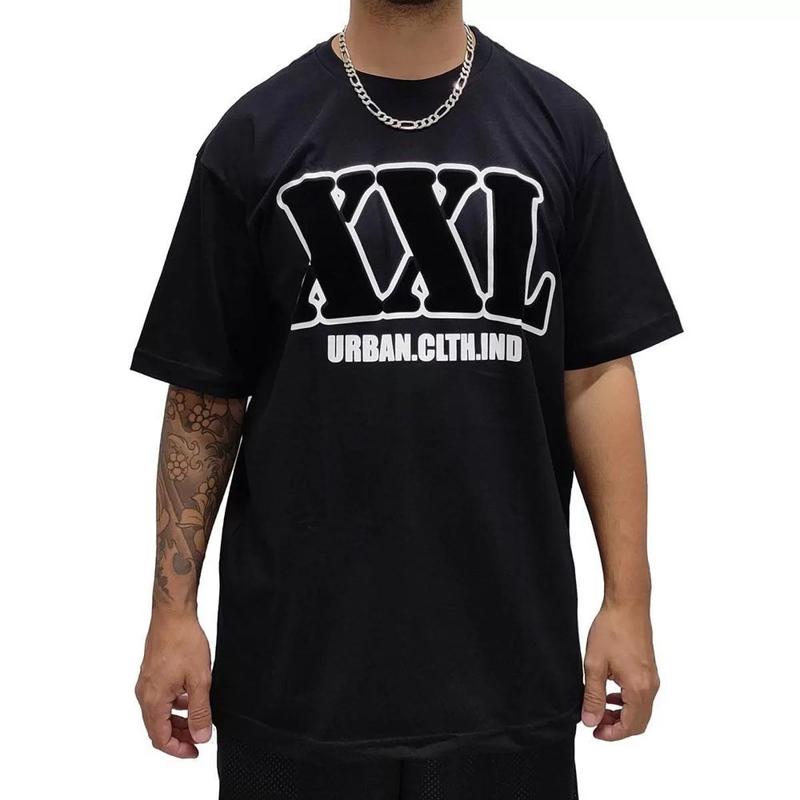 FACT OLDX XXLサイズ Camiseta XXL Hip Hop Logo Plus Size XXL-046 - Outros Moda